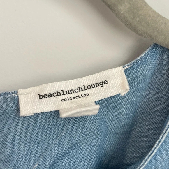 Long sleeve beach lunch lounge size XS blue - Picture 3 of 6